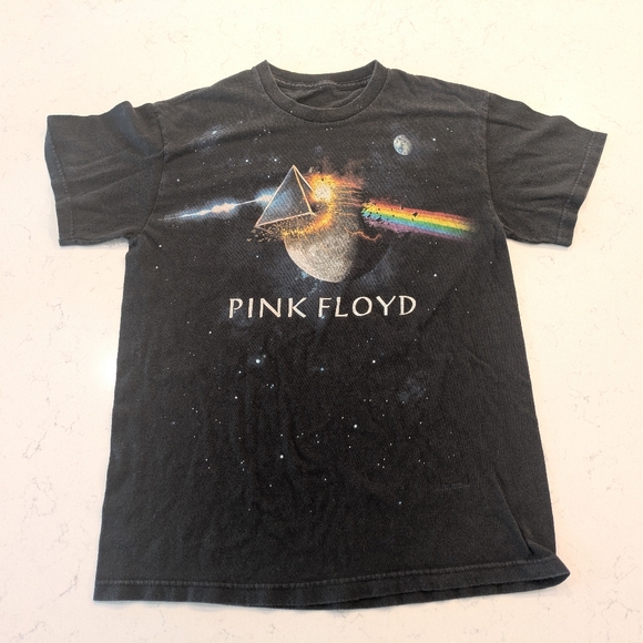Rockware Other - VTG PINK FLOYD Exploding Dark Side of the Moon Pyramid T-Shirt Mens Small Black